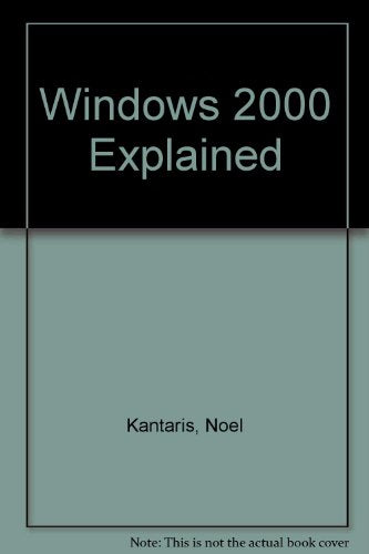 Windows 2000 Explained