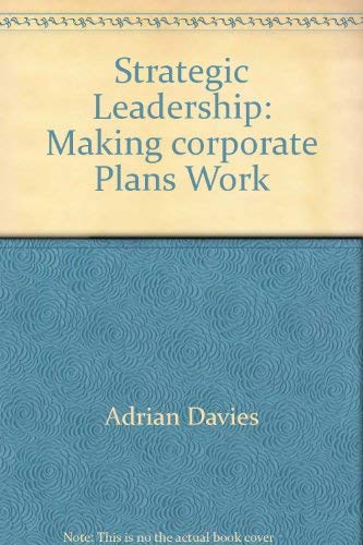 Strategic Leadership