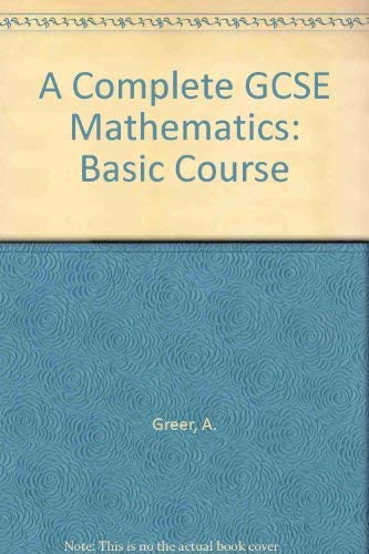 A Complete GCSE Mathematics