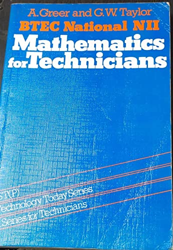 BTEC National NII Mathematics for Technicians