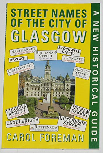 Street Names of the City of Glasgow