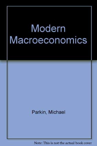 Modern Macroeconomics