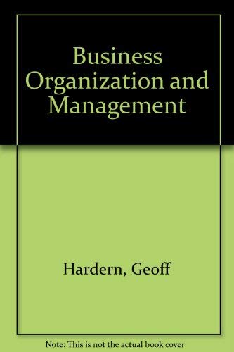 Business Organization and Management