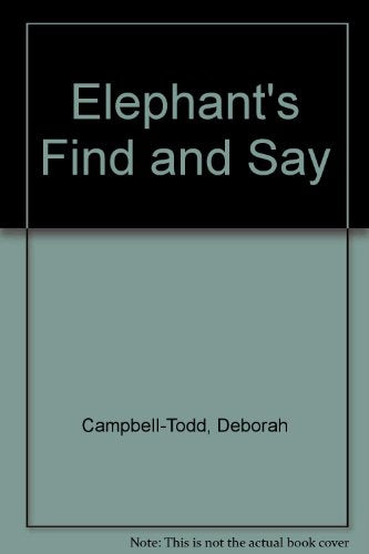 Elephant's Find and Say