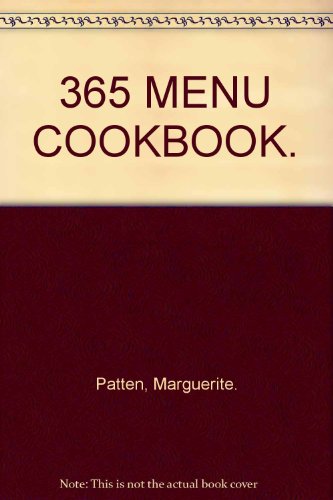 365 MENU COOKBOOK.