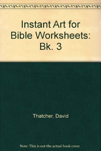 Instant Art for Bible Worksheets