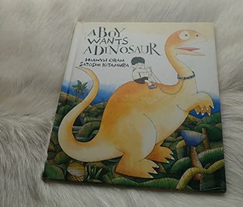 a boy wants a dinosaur