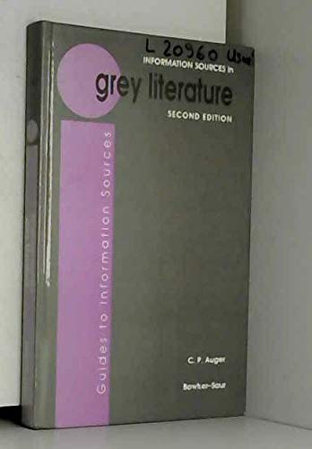 Information Sources in Grey Literature