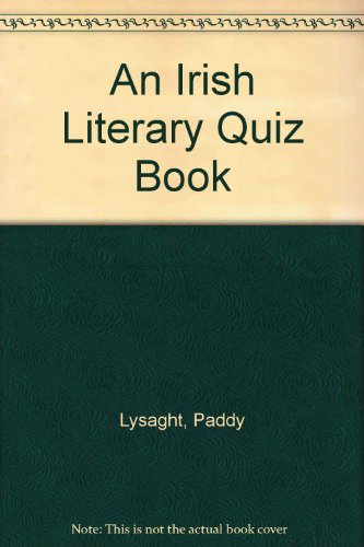 An Irish Literary Quiz Book