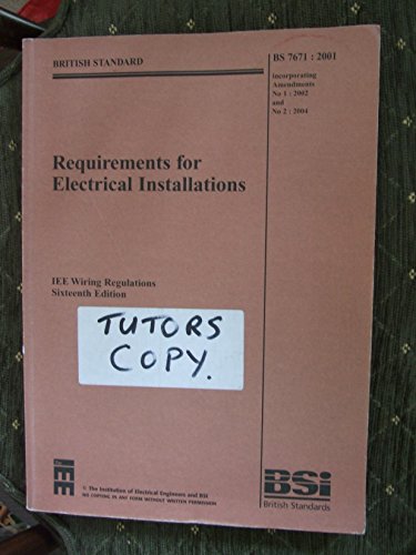 IEE Wiring Regulations