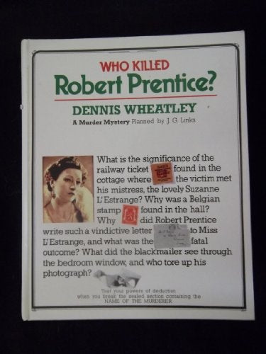 Who Killed Robin Prentice?