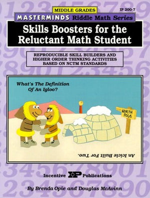 Masterminds Riddle Math for Middle Grades: Skills Boosters for the Reluctant Math Student
