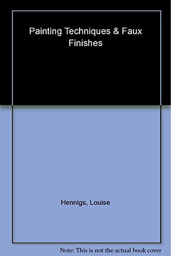 Painting Techniques and Faux Finishes