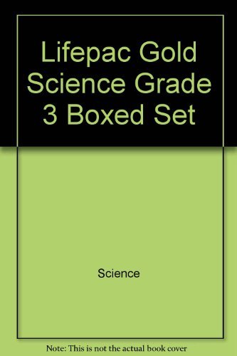 Lifepac Gold Science Grade 3 Boxed Set