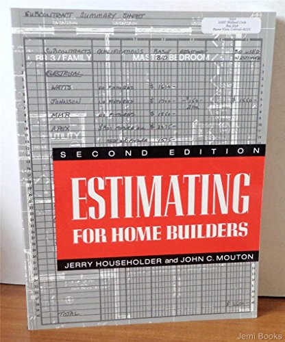Estimating for Home Builders