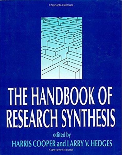 The Handbook of Research Synthesis