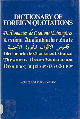 Dictionary of Foreign Quotations
