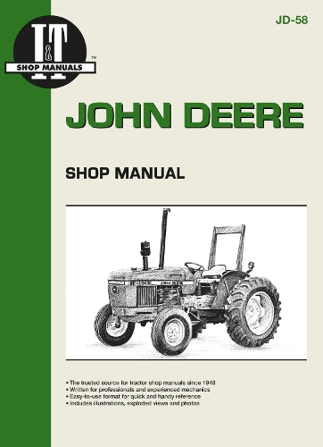 John Deere Model 2150-2555 Tractor Service Repair Manual