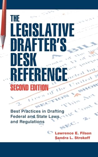 Legislative Drafters Desk Reference, 2nd ed.