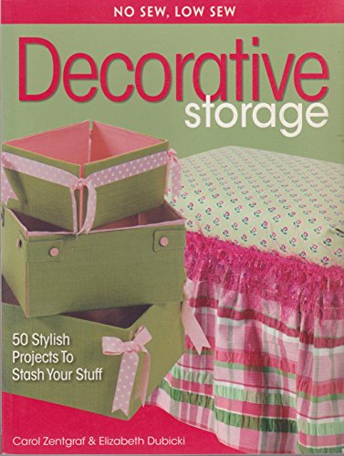 No Sew, Low Sew Decorative Storage