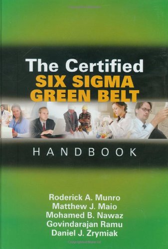 The Certified Six SIGMA Green Belt Handbook