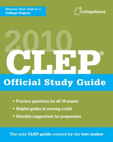 CLEP Official Study Guide