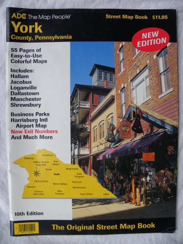 York County, Pennsylvania Street Map Book