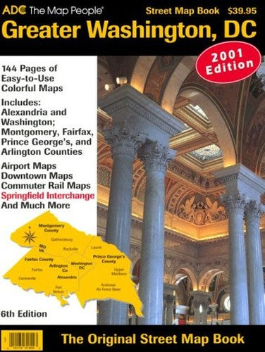 Greater Washington, DC Street Map Book