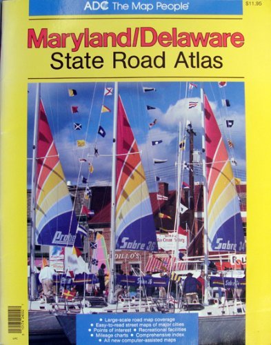 State Road Atlases for Maryland & Delaware