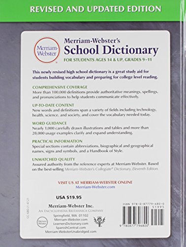 Merriam-Webster's School Dictionary
