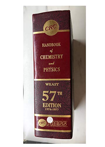 Handbook of Chemistry and Physics