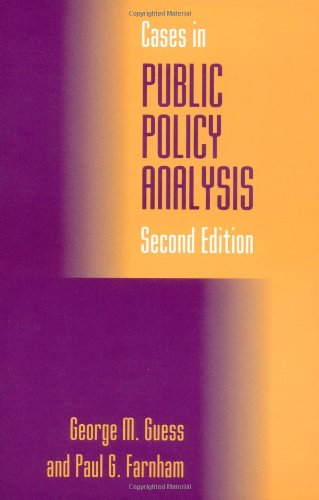 Cases in Public Policy Analysis