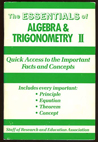 Algebra and Trigonometry