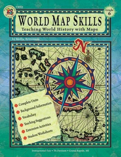 World Map Skills, Grade 6