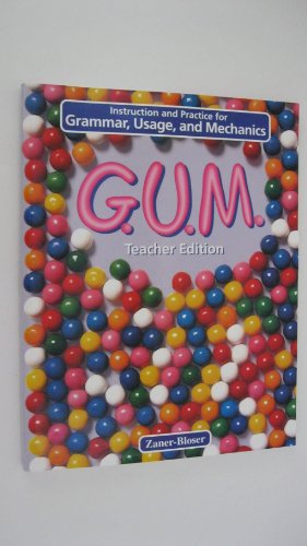 G.U.M. Teacher Edition - Instruction and Practice for Grammar, Usage, and Mechanics - Level D