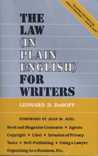 The Law (in Plain English) for Writers