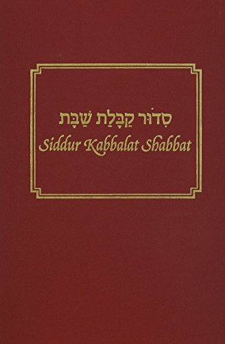 Siddur Kabbalat Shabbat