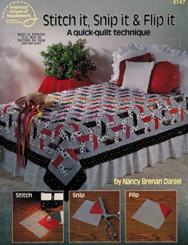 Stitch it, Snip it & Flip it: A quick-quilt technique