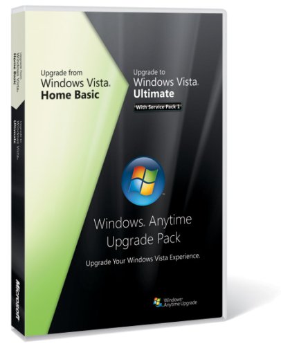 Microsoft Windows Anytime Upgrade Pack Home Basic to Ultimate UPG DVD ...