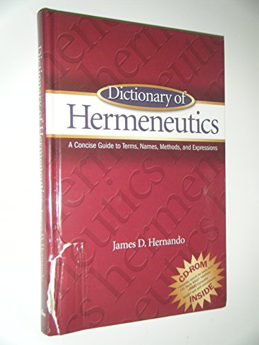 Dictionary of Hermeneutics
