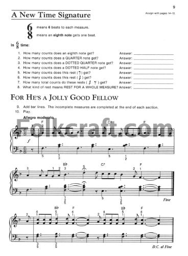 Alfred's Basic Adult Piano course Theory Piano 2