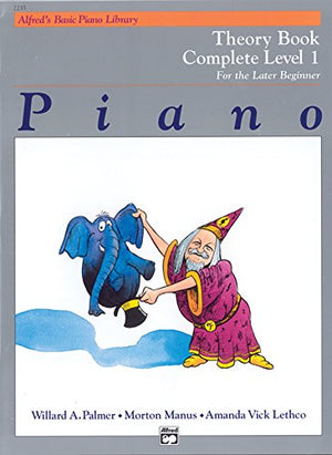 Alfred's Basic Piano Library Theory 1 Complete