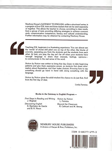 Notion by Notion: Beginning Esl Practice Book