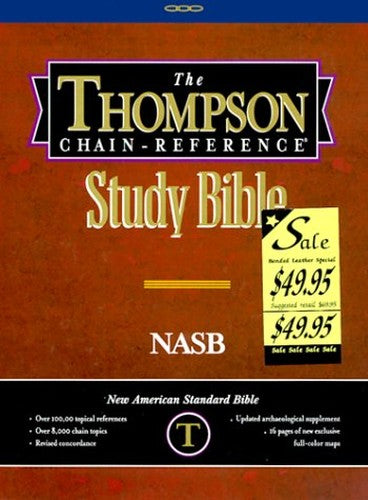 Thompson Chaim Reference Bible New Alternative Services Book - Black