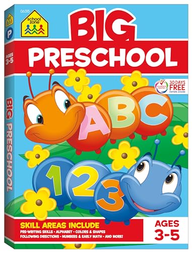 School Zone Big Preschool Workbook