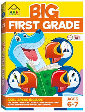 School Zone Big First Grade Workbook