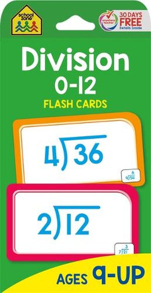 Flash Cards - Division 0 - 12