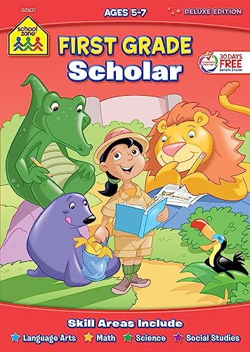 School Zone First Grade Scholar Workbook