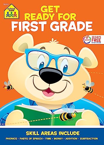 School Zone Get Ready for First Grade Workbook