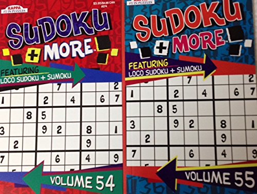 Sudoku + More (Featuring Loco Sudoku & Sumoku) Assorted, Quantities & Volume Numbers Vary